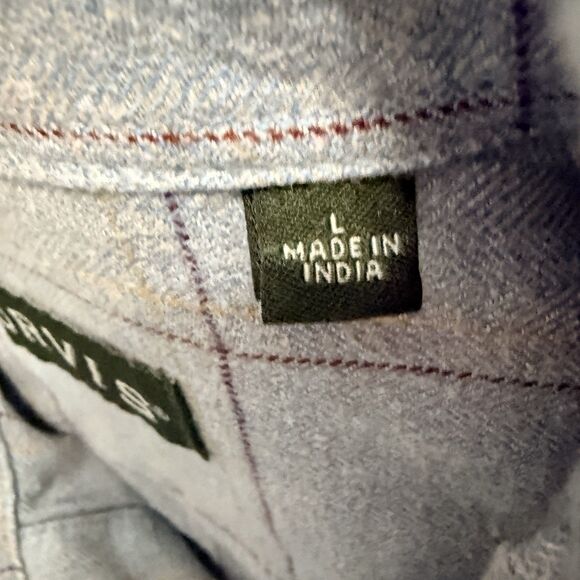 Orvis Fairbanks Flannel Shirt Mens Large Classic Fit Button Up Long Sleeve - Picture 5 of 11